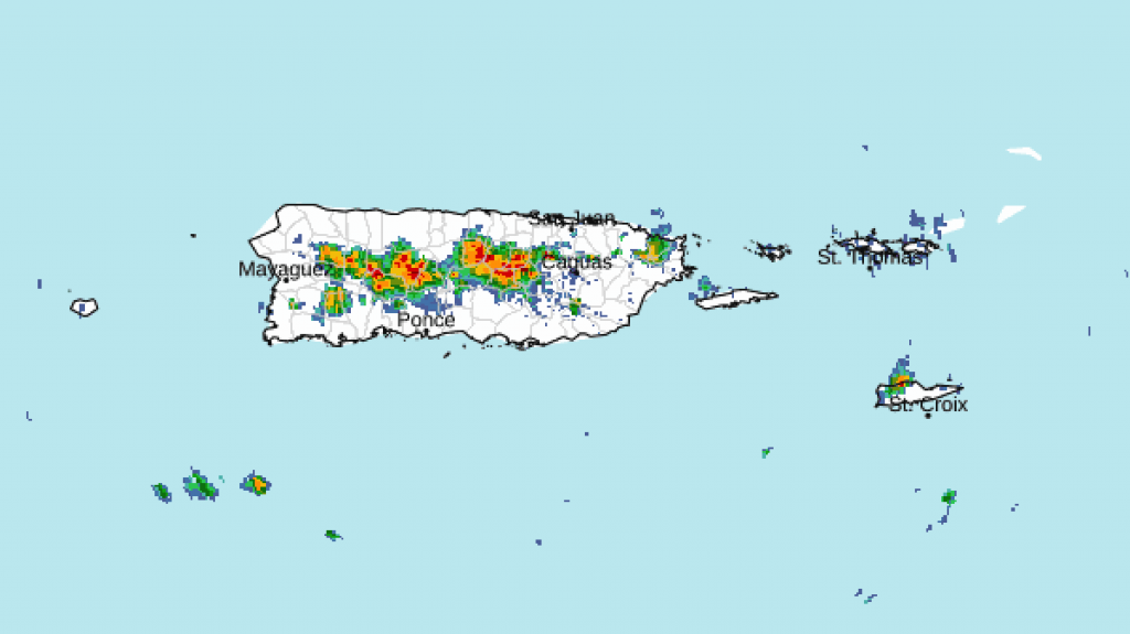  Advertencia de inundaciones en varios municipios hasta las 5:30 de la tarde 