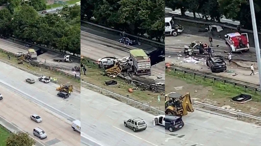  Otro video Muestra lo horrible del accidente en expreso Las Am&eacute;ricas 