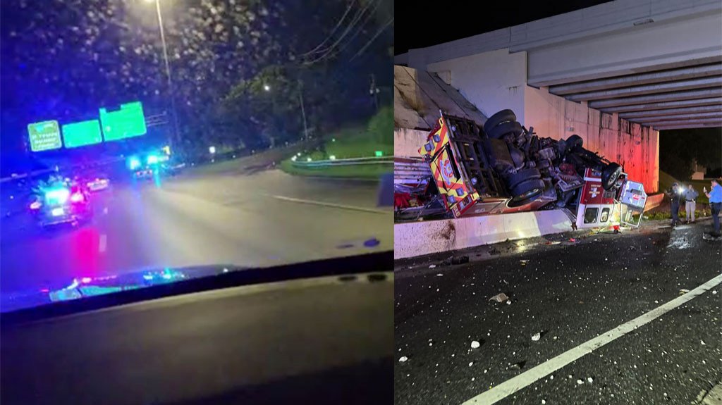  Publican video de la persecuci&oacute;n a cami&oacute;n de bomberos robado en Carolina 