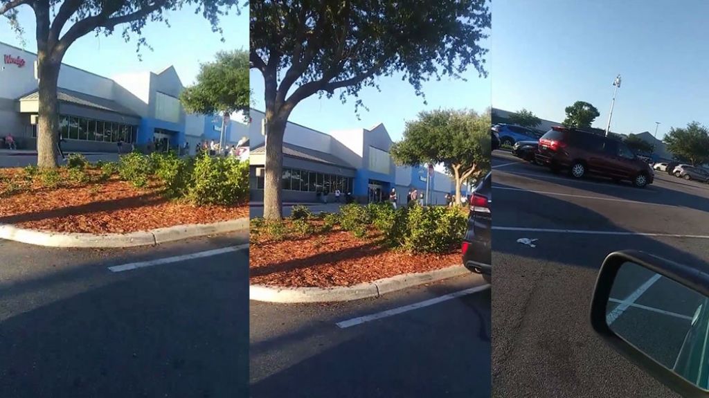  Publican video del &ldquo;corre y corre&rdquo; el pasado s&aacute;bado por tiroteo en Walmart de Kissimmee 