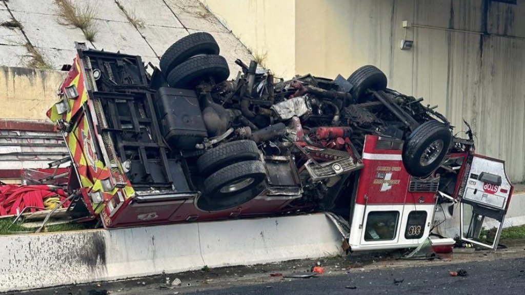  Hombre se roba cami&oacute;n de bomberos y muere en persecuci&oacute;n en Carolina 