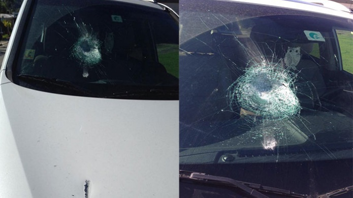 Alerta: Lanzan bloques a vehÃ­culos en el expreso MartÃ­nez Nadal