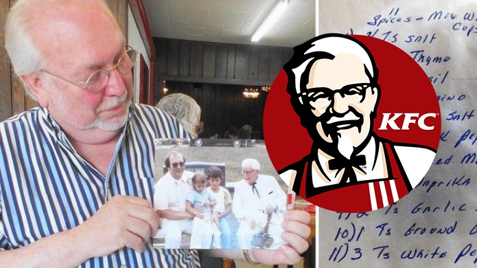 Reportero encontrÃ³ por accidente la receta del coronel Sanders