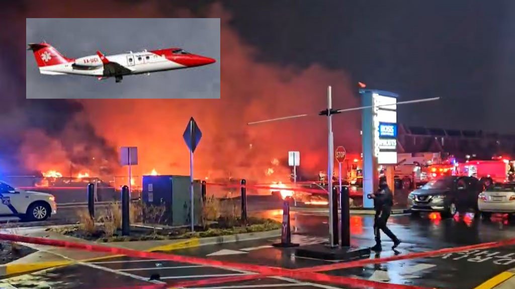  Video: Se estrella ambulancia aérea con seis a bordo en Filadelfia 