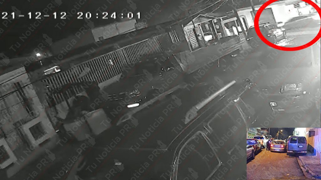  Video: C&aacute;maras de seguridad captan tiroteo donde muri&oacute; pareja de hermanos anoche en Coamo 