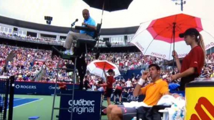 Video: Tenista se queja del fuerte olor a marihuana en Torneo de Montreal