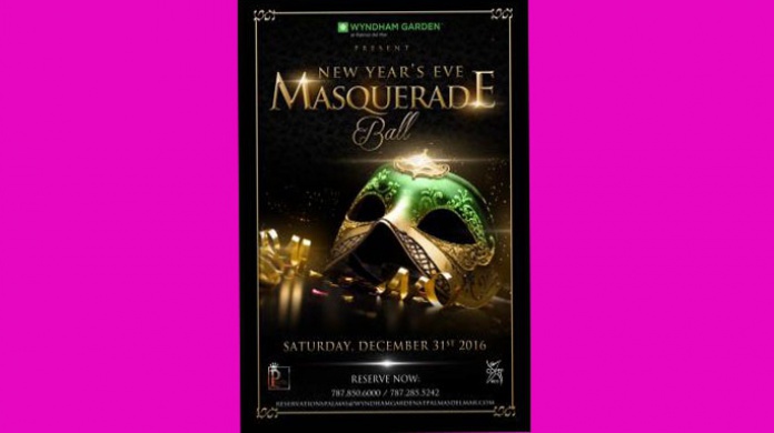 Wyndham Garden at Palmas del Mar anuncia evento de despedida de aÃ±o "New Year"s Eve Masquerade Ball Event"