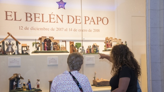 Encuentro de talladores de santos en Plaza Las AmÃ©ricas