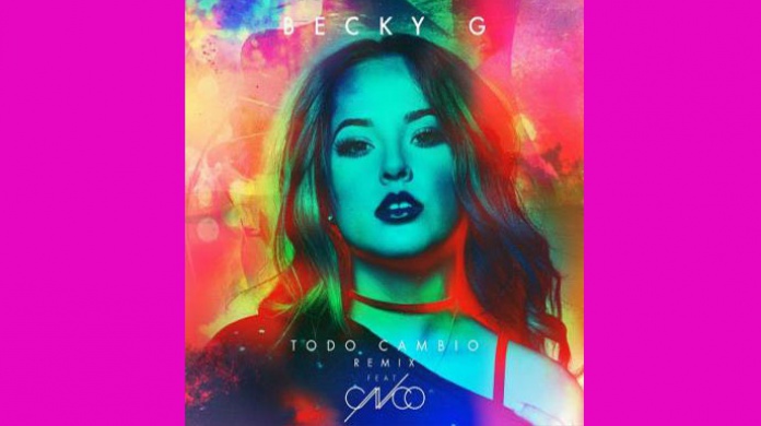  Cantautora y actriz Becky G lanza remix de "Todo cambiÃ³" con banda CNCO